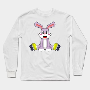 Rabbit Inline skating Roller skates Long Sleeve T-Shirt